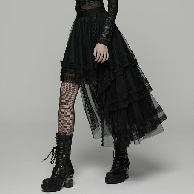 Goth Mesh Skirt