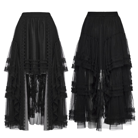 Goth Mesh Skirt
