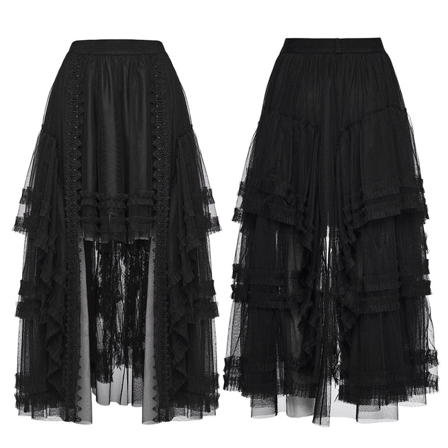 Goth Mesh Skirt