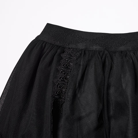 Goth Mesh Skirt