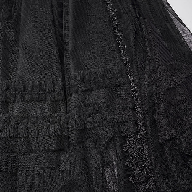 Goth Mesh Skirt