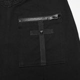 Punk Skull Embroidered Skirt