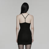 Goth sexy slip dress