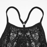 Goth sexy slip dress