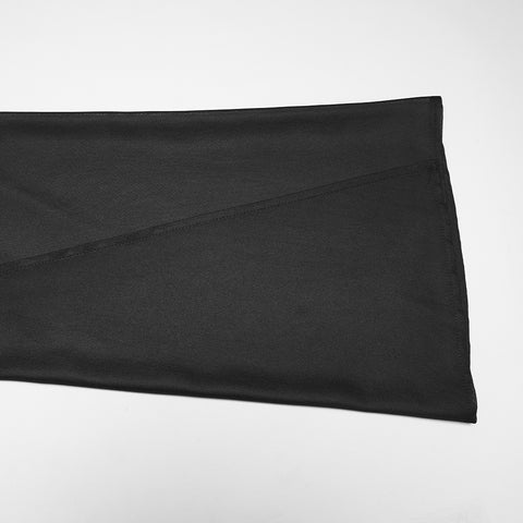 Goth off shoulder V-neck dress