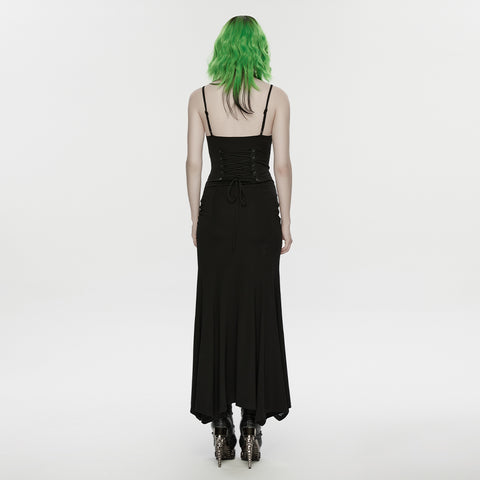 Punk Fish Scale Mesh Dress