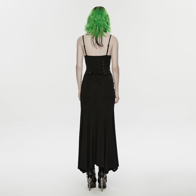 Punk Fish Scale Mesh Dress