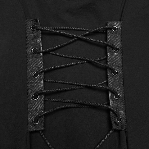 Punk Fish Scale Mesh Dress