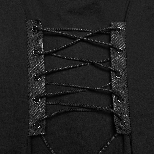 Punk Fish Scale Mesh Dress