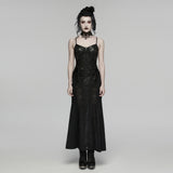 Goth Decal Visual Slip Dress