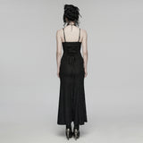 Goth Decal Visual Slip Dress
