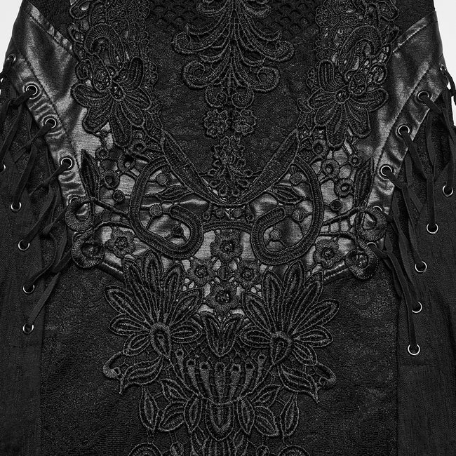 Goth Decal Visual Slip Dress
