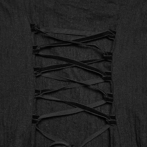 Goth Decal Visual Slip Dress