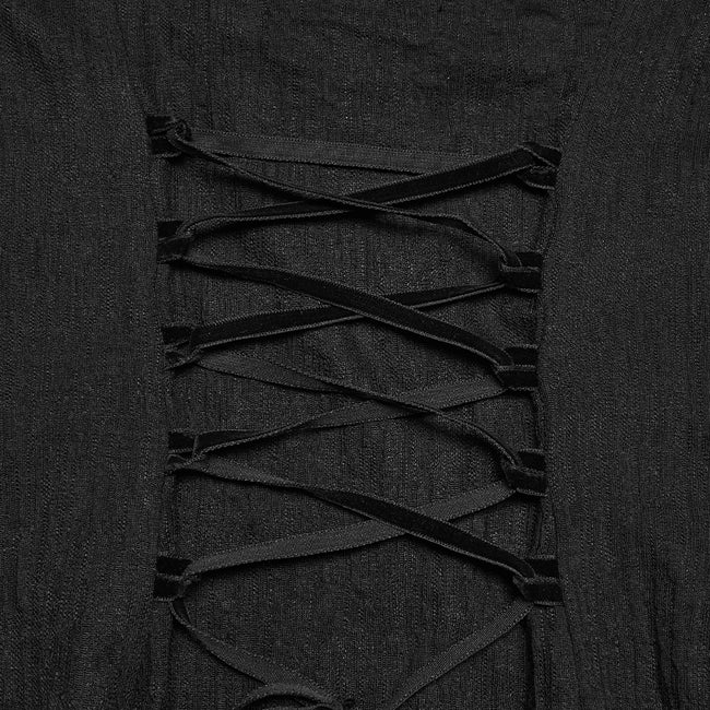 Goth Decal Visual Slip Dress