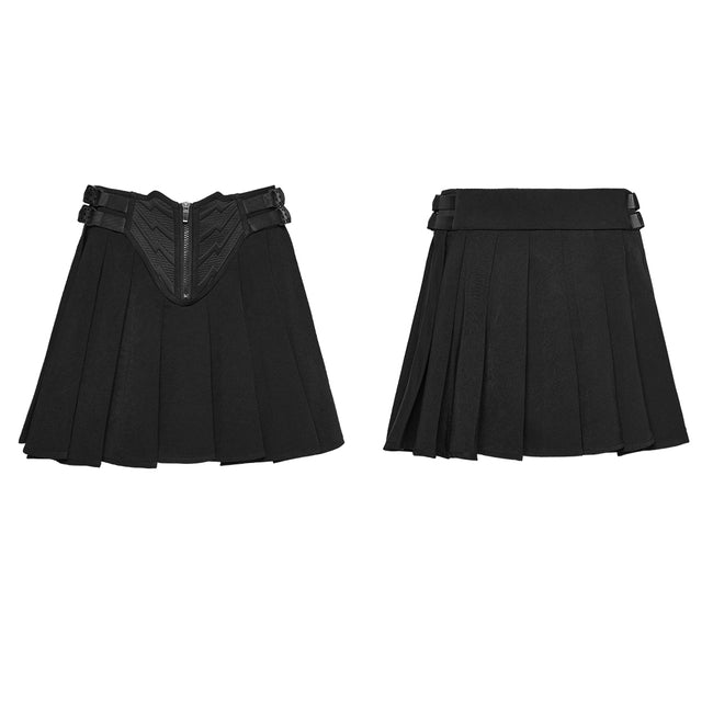 2026 Cyberpunk pleated skirt