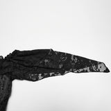 Goth layered slip dress