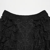 Goth Romantic Lace Layered Skirt