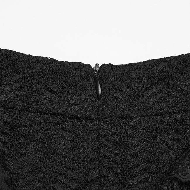 Goth Romantic Lace Layered Skirt