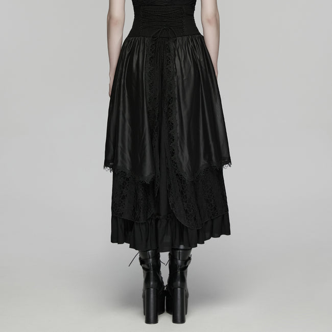 Forest Gothic Multi layered Skirt