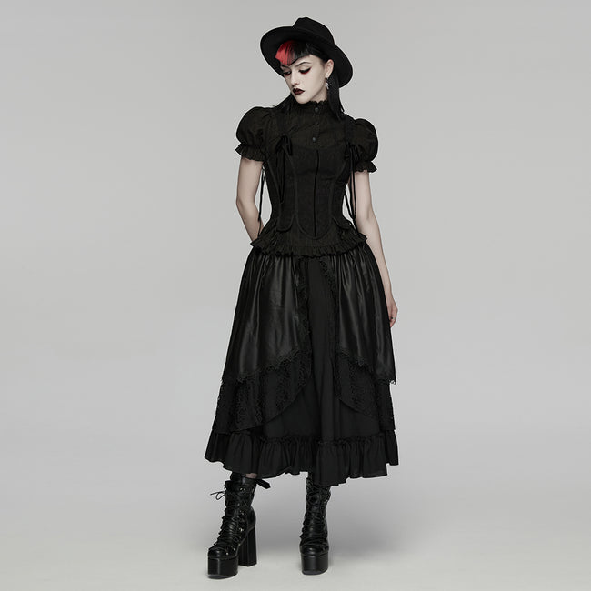 Forest Gothic Multi layered Skirt