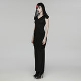 2-in-1 Elegant Gothic Nun Maxi Dress