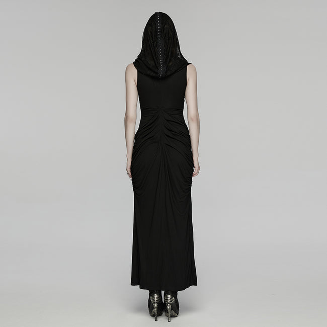 2-in-1 Elegant Gothic Nun Maxi Dress