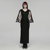 2-in-1 Elegant Gothic Nun Maxi Dress