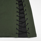 Cyberpunk asymmetrical bodycon skirt