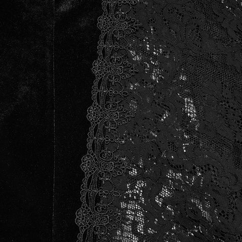 Goth Embroidered Skirt