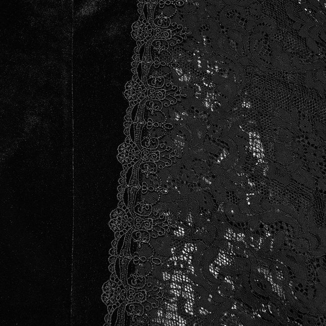 Goth Embroidered Skirt