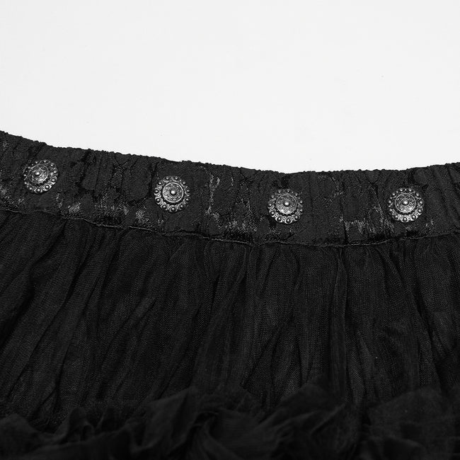 Goth Multi layered Skirt
