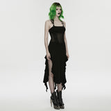 Punk halter neck dress