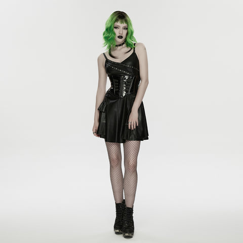Punk A-line Slip Dress