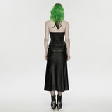 2026 Cyberpunk leather dress