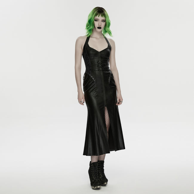 2026 Cyberpunk leather dress