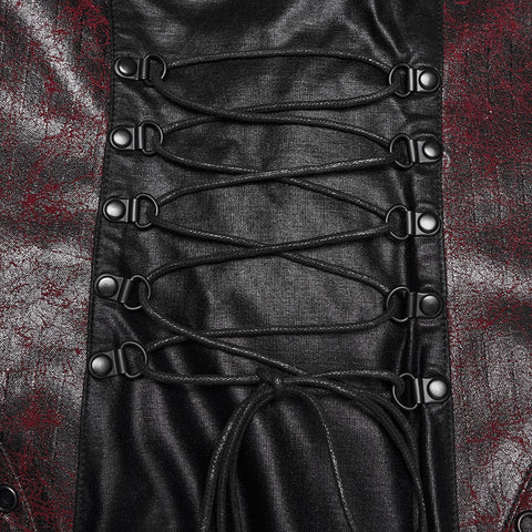 2026 Cyberpunk leather dress