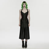 2026 Cyberpunk leather dress
