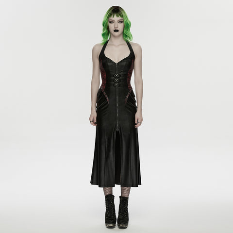 2026 Cyberpunk leather dress