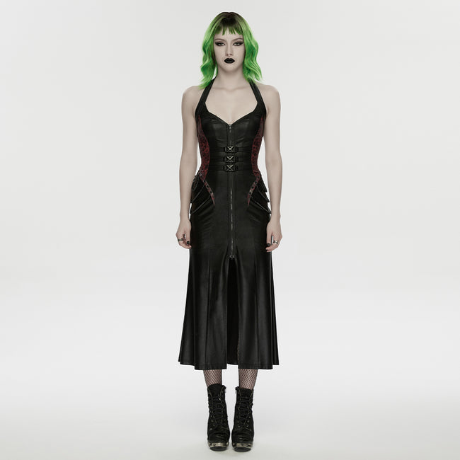 2026 Cyberpunk leather dress