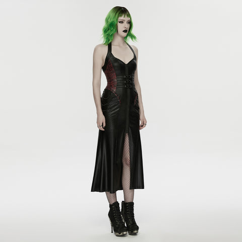 2026 Cyberpunk leather dress