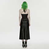 2026 Cyberpunk leather dress