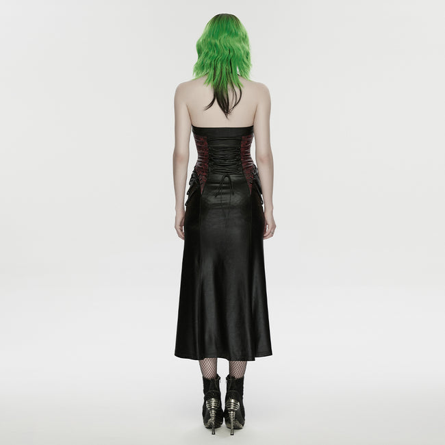 2026 Cyberpunk leather dress