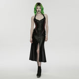 2026 Cyberpunk leather dress