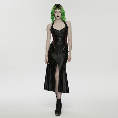 2026 Cyberpunk leather dress