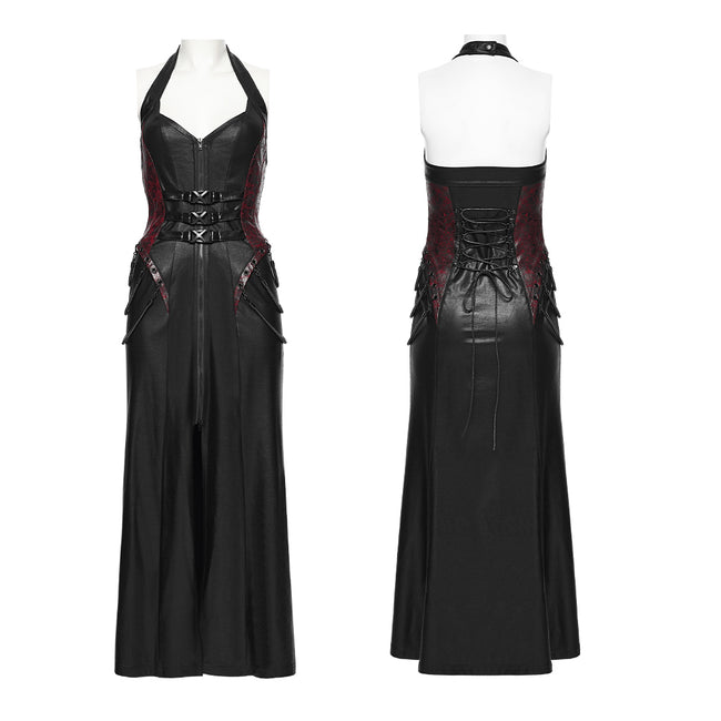 2026 Cyberpunk leather dress