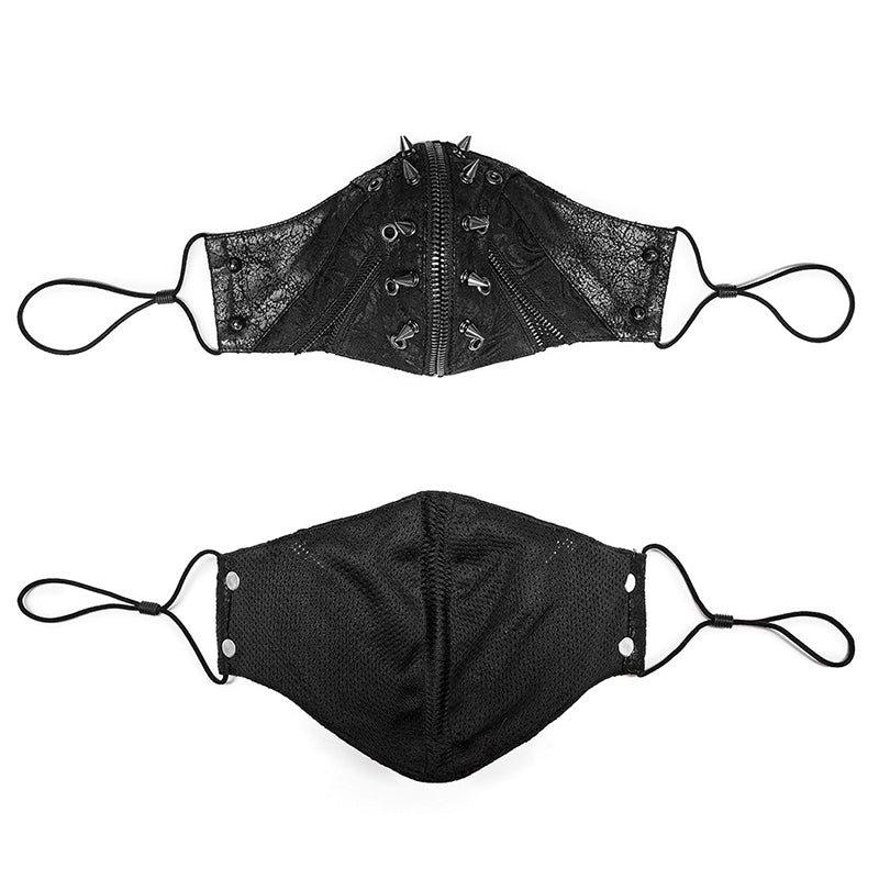 Punk hardcore spike face mask– Punkravestore
