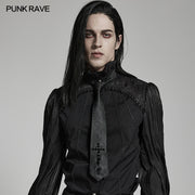 Goth cross tie