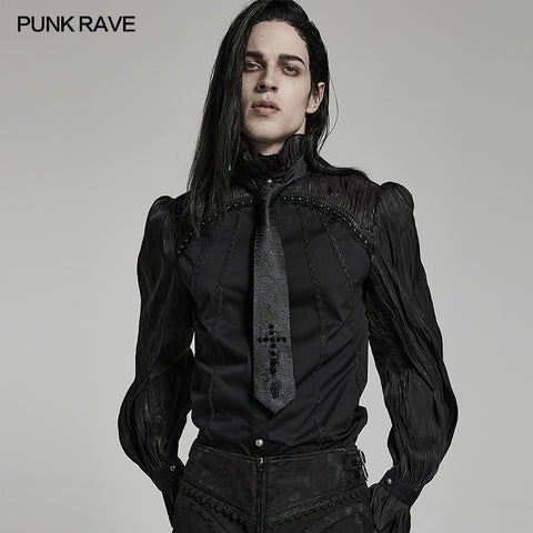 Goth cross tie