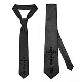 Goth cross tie
