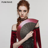 Goth Gradien Carving Fan